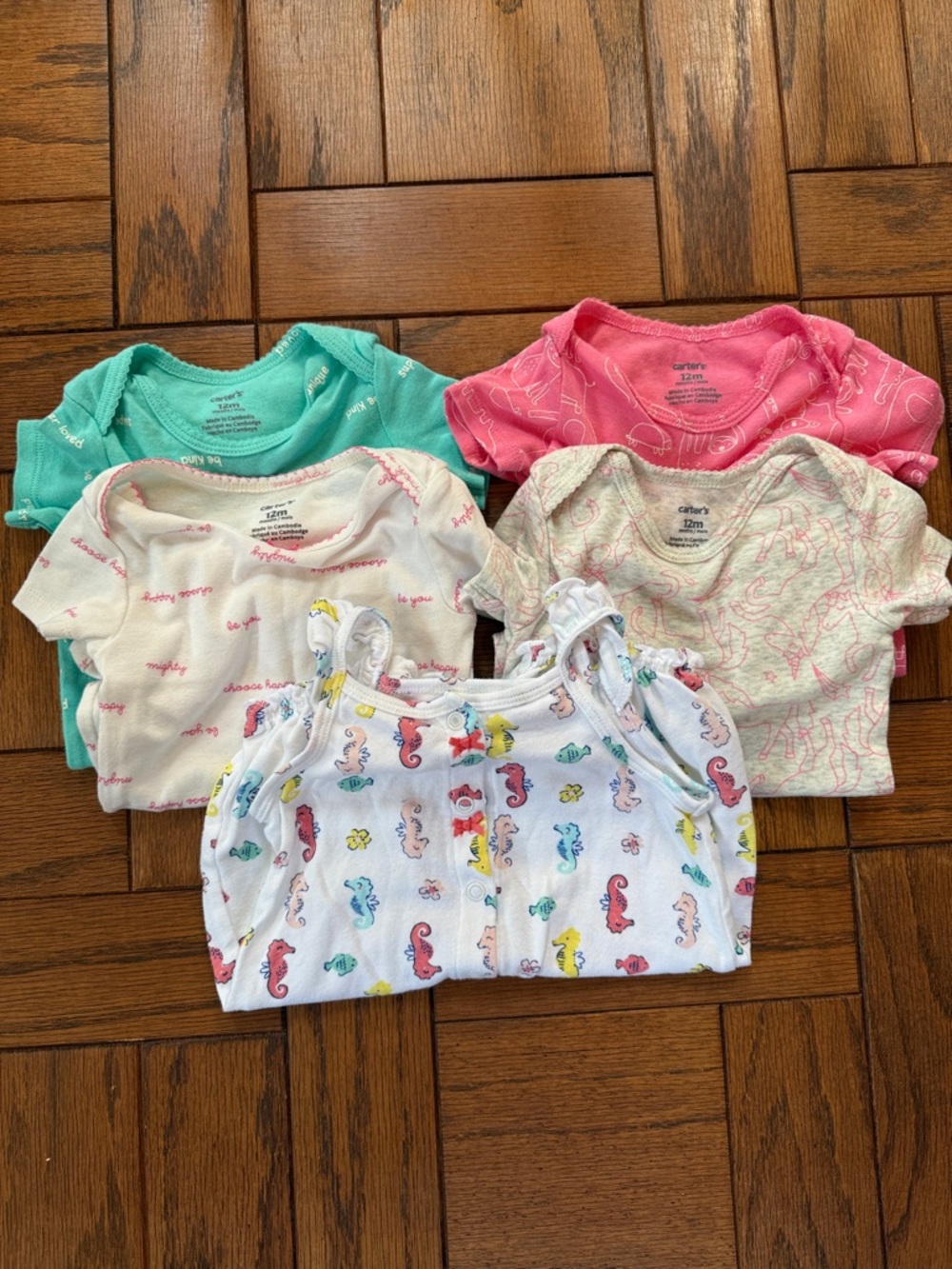 Carter's Baby Girl Short Sleeve Bundle